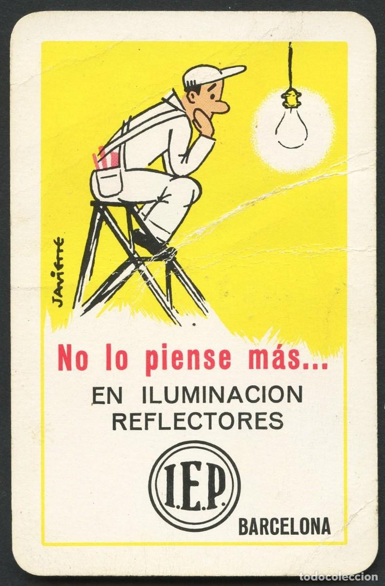 Colecionismo Calend&aacute;rios: CALENDARIO DE BOLSILLO, REFLECTORES I.E.P., 1962, H. FOURNIER