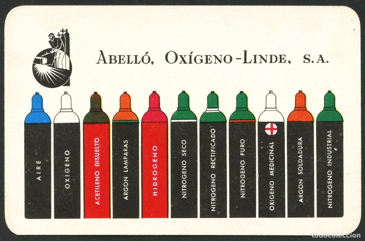 Colecionismo Calend&aacute;rios: CALENDARIO DE BOLSILLO, ABELL&Oacute;, OX&Iacute;GENO LINDE, 1963, H. FOURNIER