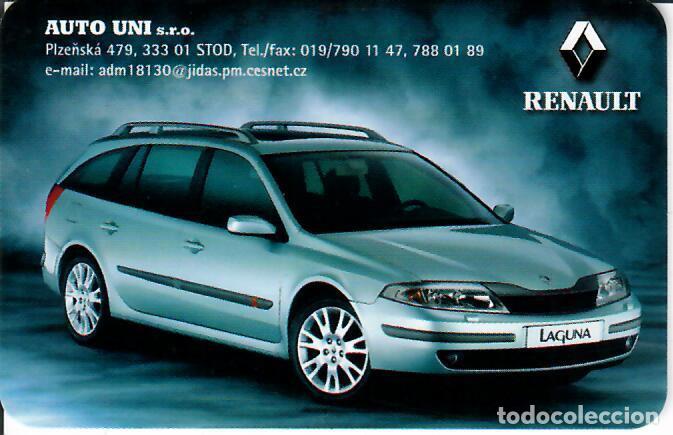 Coleccionismo calendarios: CALENDARIO DE BOLSILLO DE REP. CHECA - A&Ntilde;O 2001 - RENAULT