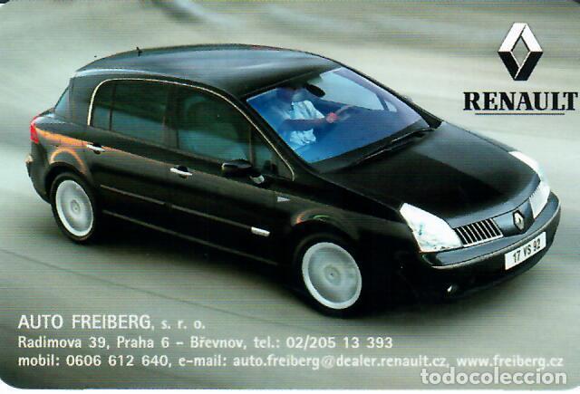 Coleccionismo calendarios: CALENDARIO DE BOLSILLO DE REP. CHECA - A&Ntilde;O 2002 - RENAULT