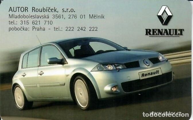 Coleccionismo calendarios: CALENDARIO DE BOLSILLO DE REP. CHECA - A&Ntilde;O 2005 - RENAULT