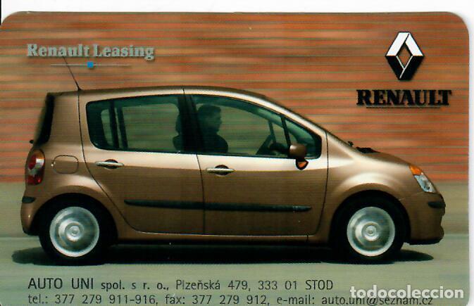 Coleccionismo calendarios: CALENDARIO DE BOLSILLO DE REP. CHECA - A&Ntilde;O 2005 - RENAULT