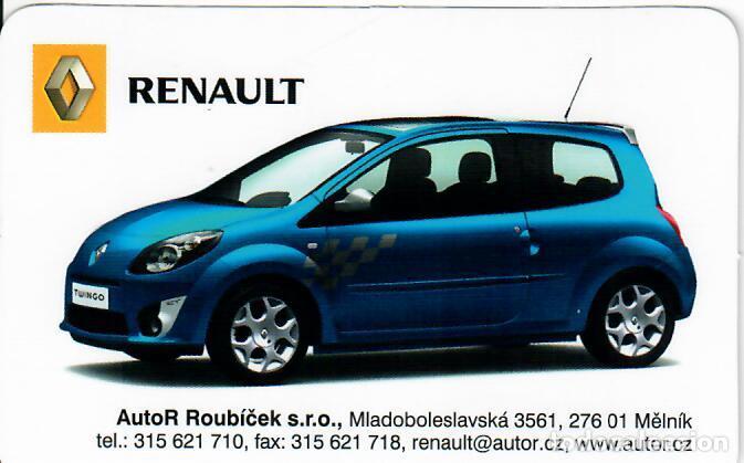 Coleccionismo calendarios: CALENDARIO DE BOLSILLO DE REP. CHECA - A&Ntilde;O 2008 - RENAULT