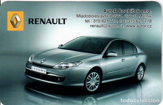 Coleccionismo calendarios: CALENDARIO DE BOLSILLO DE REP. CHECA - A&Ntilde;O 2008 - RENAULT