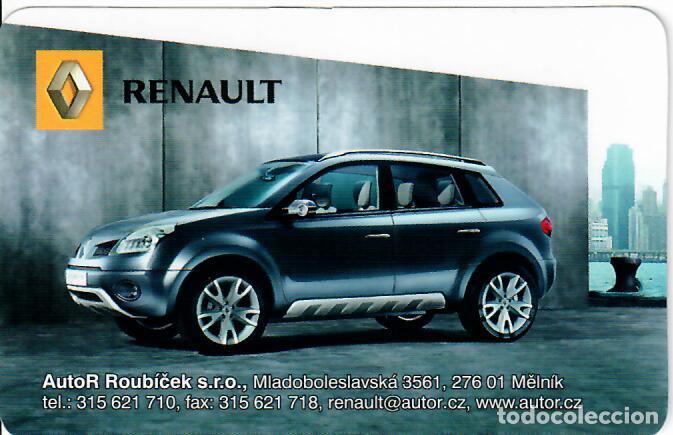 Coleccionismo calendarios: CALENDARIO DE BOLSILLO DE REP. CHECA - A&Ntilde;O 2008 - RENAULT