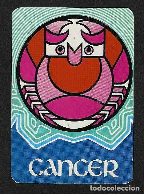 Coleccionismo calendarios: CALENDARIO DE BOLSILLO SERIE EDIJAR A&Ntilde;O 1990 HOR&Oacute;SCOPO - CANCER - VER FOTO REVERSO