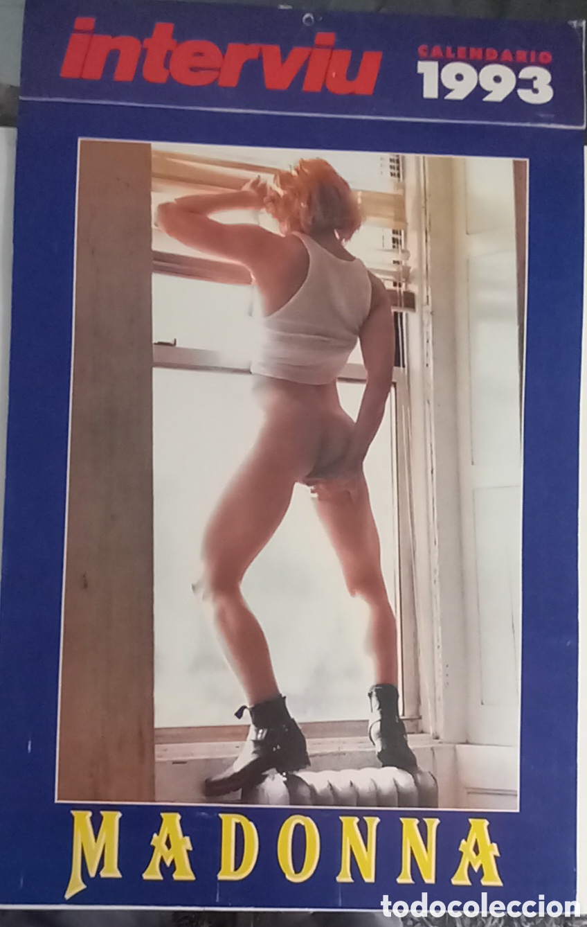 Coleccionismo calendarios: MADONNA calendario interviu 1993