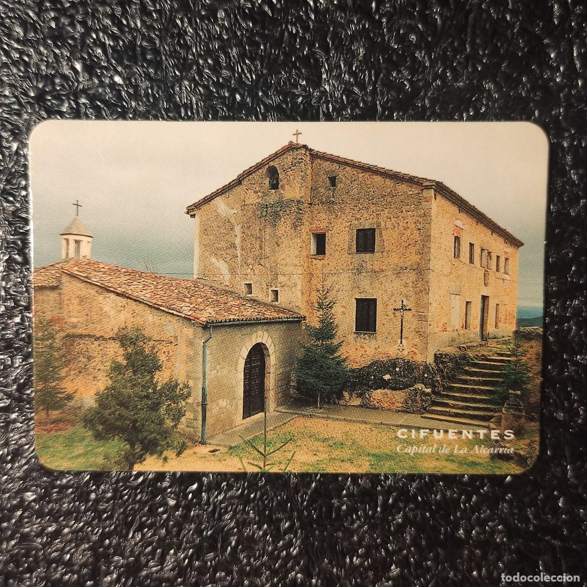 Coleccionismo calendarios: CALENDARIO BOLSILLO . Ermita de la Cueva del Beato Cifuentes * Guadalajara 2001*REST. CASA DAVID*T1