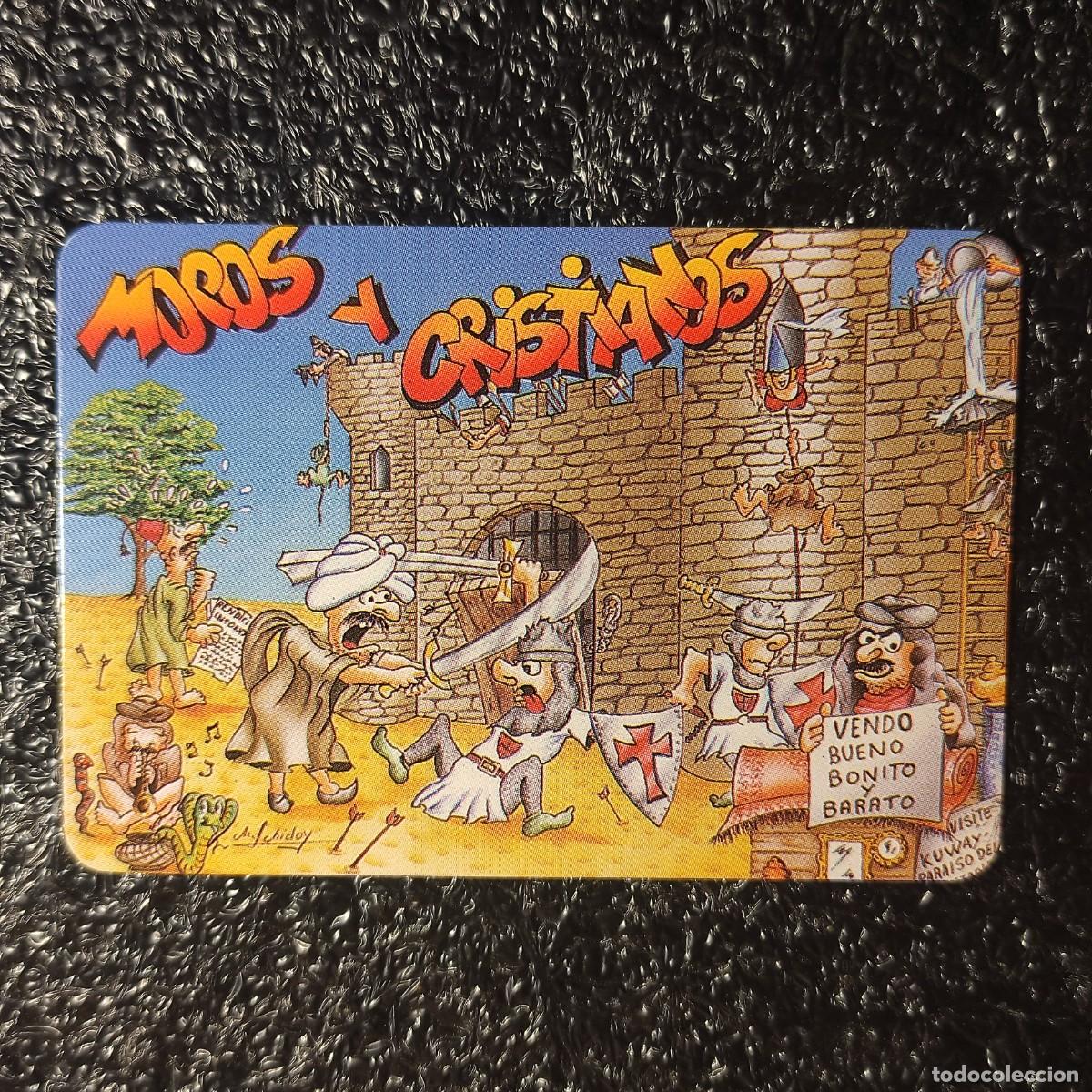 Coleccionismo calendarios: CALENDARIO DE BOLSILLO . Moros y Cristianos ** Castillo de Alicante ** Dibujante Carlos Azagra** T4