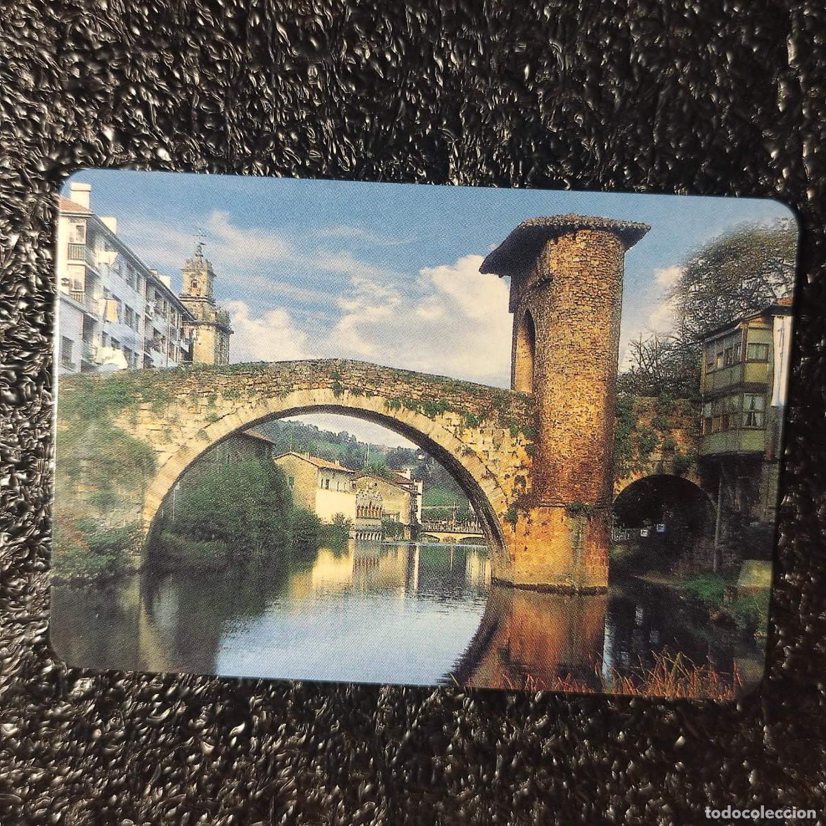 Coleccionismo calendarios: CALENDARIO DE BOLSILLO . Puente Viejo o Puente de la Muza . Vizcaya * Eusko Comercial . Bilbao ** T4