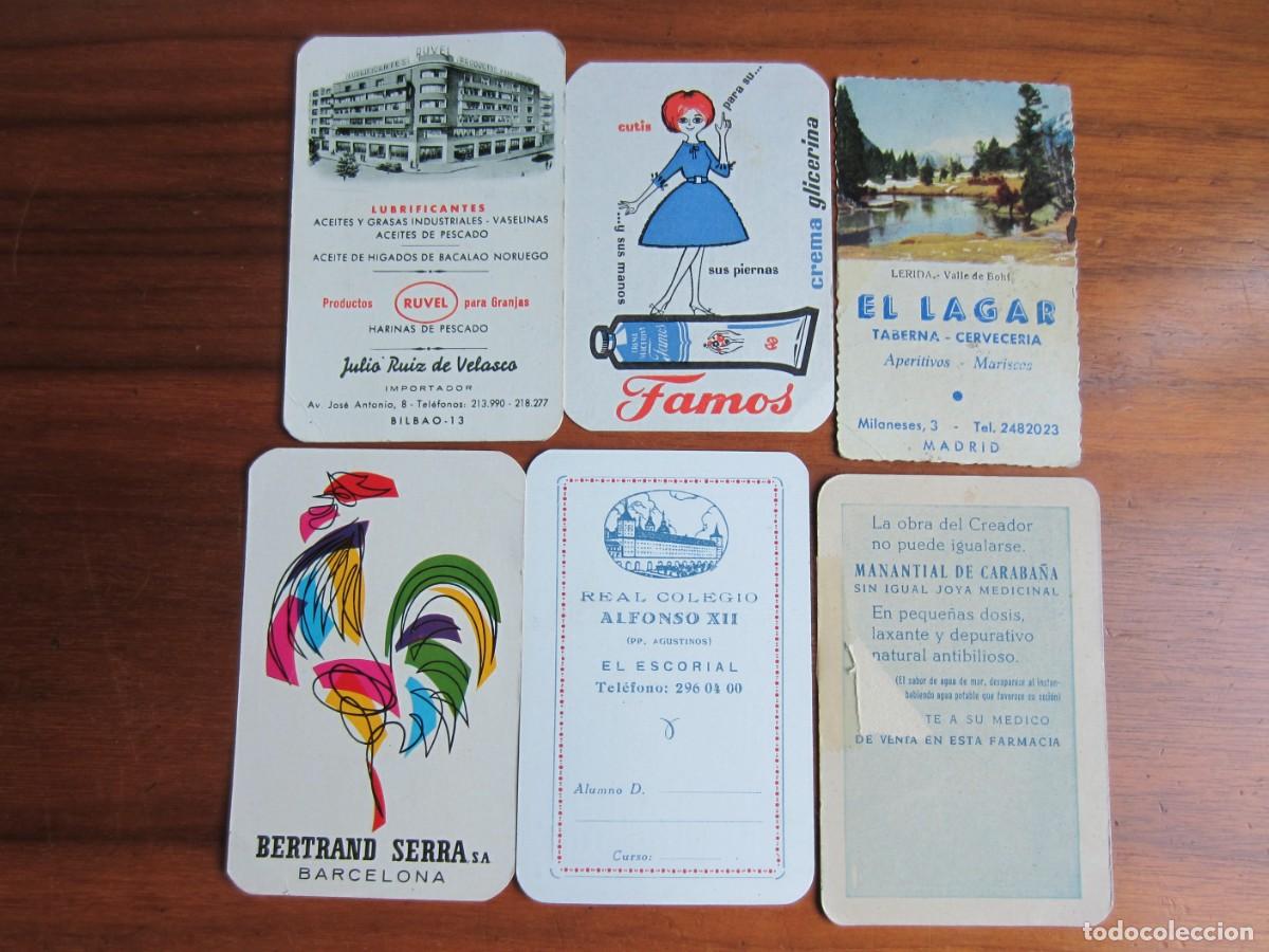 Collectionnisme Calendriers: CALENDARIOS NO FOURNIER-A&Ntilde;OS 1960 VER FOTOS