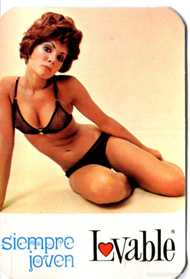 Collectionnisme Calendriers: CALENDARIO DE BOLSILLO CHICA EN ROPA DE LENCERIA LOVABLE SIEMPRE JOVEN A&Ntilde;O 1971