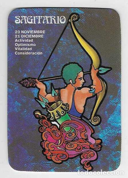 Coleccionismo calendarios: CALENDARIO DE BOLSILLO DE SERIE A&Ntilde;O 1980 HOR&Oacute;SCOPO - SAGITARIO - CON PUBLICIDAD - VER FOTO REVERSO