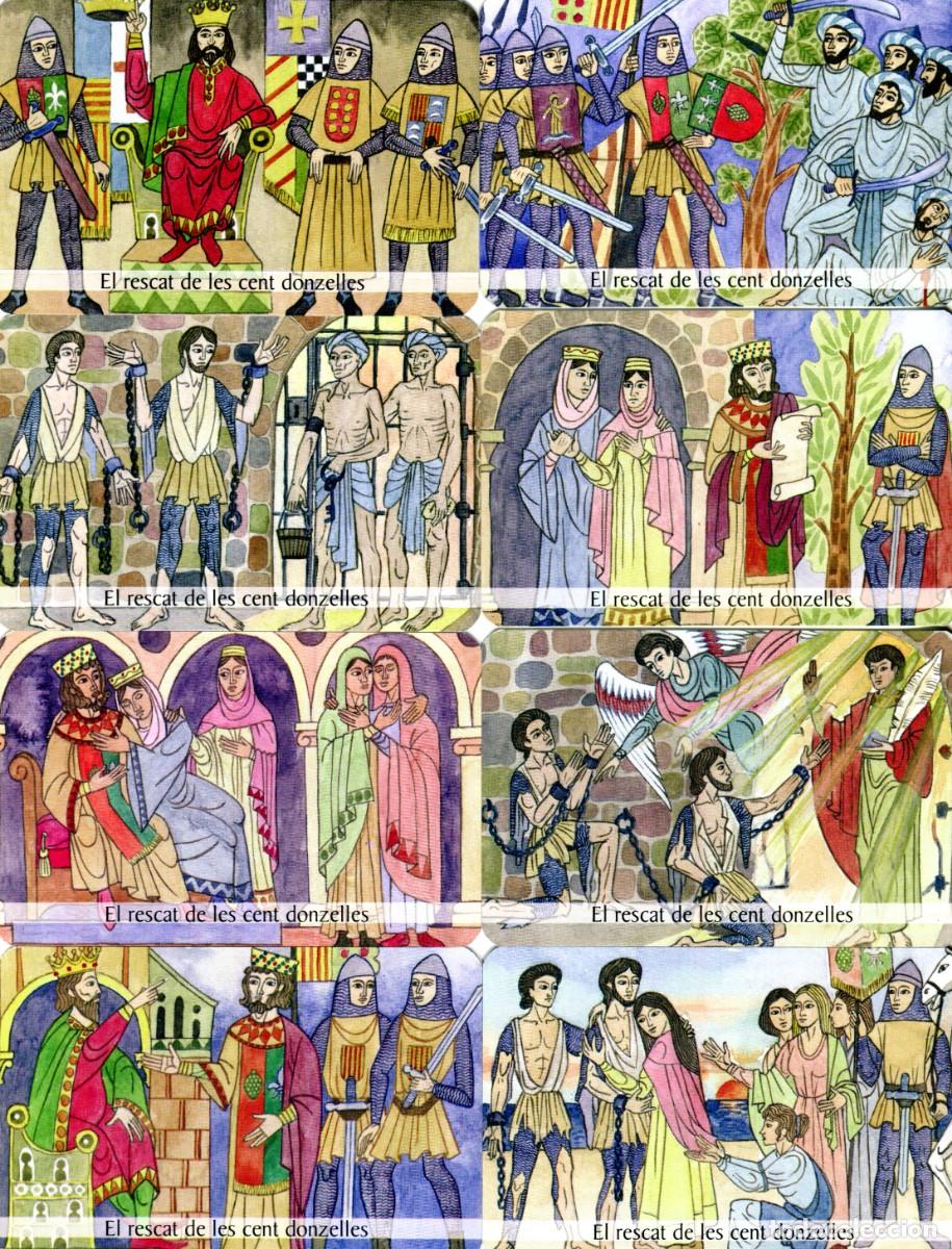 Colecionismo Calend&aacute;rios: 8 CALENDARIOS RESCATE DE LAS DONCELLAS. BAG&Aacute;. SERIE COMPLETA PUZZLE. A&Ntilde;O 2007