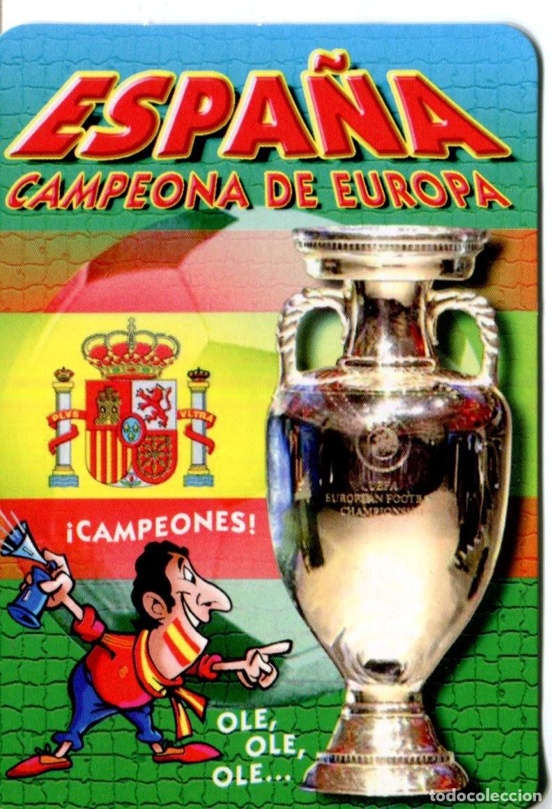 Collectionnisme Calendriers: CALENDARIO FUTBOL ESPA&Ntilde;A CAMPEONA DE EUROPA A&Ntilde;O 2010 L-232