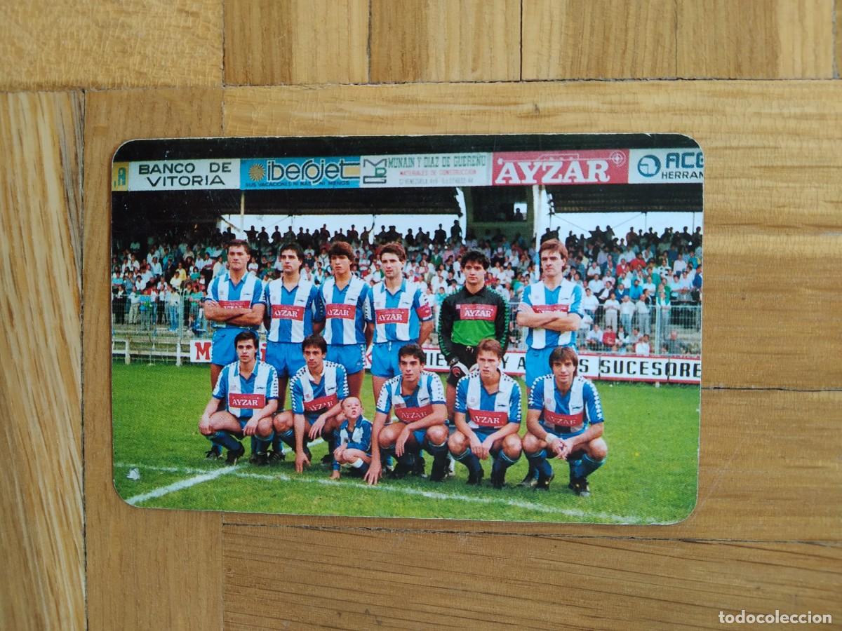 Collectionnisme Calendriers: CALENDARIO FOURNIER AYZAR PLANTILLA FUTBOL DEPORTIVO ALAVES A&Ntilde;O 1988 VER FOTOS