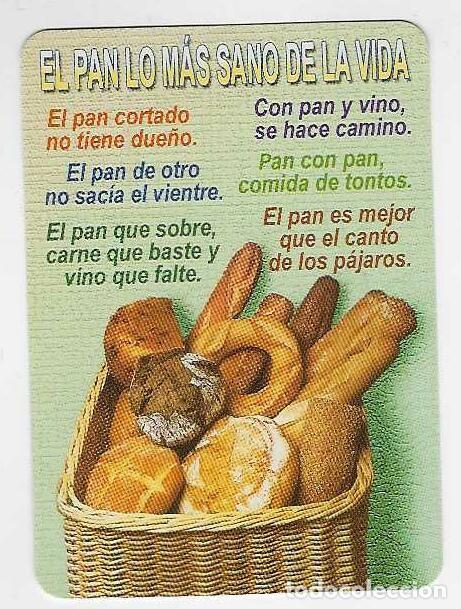 Coleccionismo calendarios: CALENDARIO BOLSILLO A&Ntilde;O 2003 ALIMENTACI&Oacute;N - PAN - FRASES - SIN PUBLICIDAD - VER FOTO REVERSO