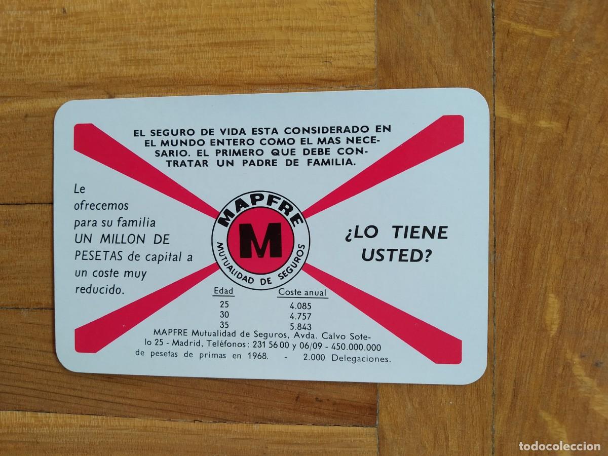 Collectionnisme Calendriers: CALENDARIO FOURNIER SEGUROS MAPFRE A&Ntilde;O 1969 VER FOTOS NUEVO