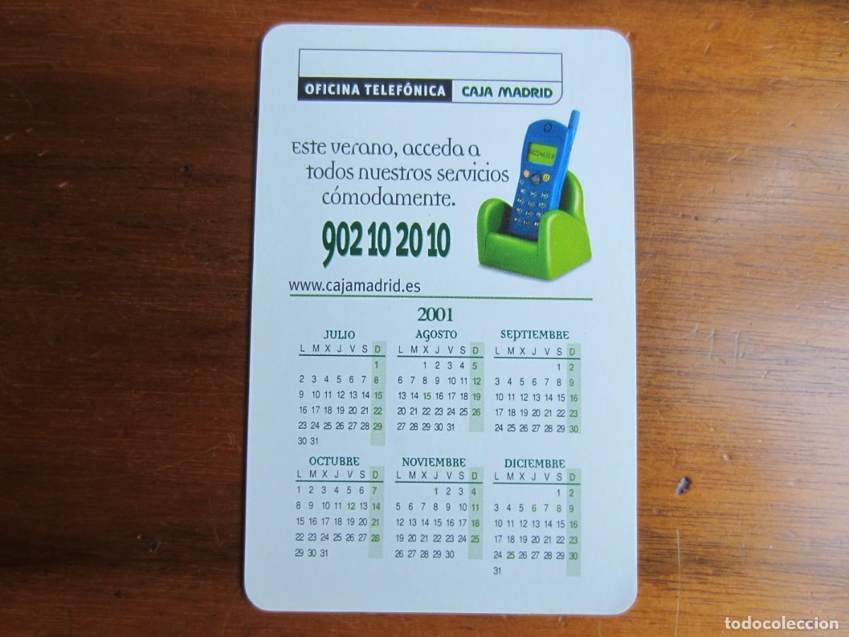 Collectionnisme Calendriers: CALENDARIO CATALOGADO FOURNIER-CAJA MADRID-DEL 2001-02 VER FOTOS