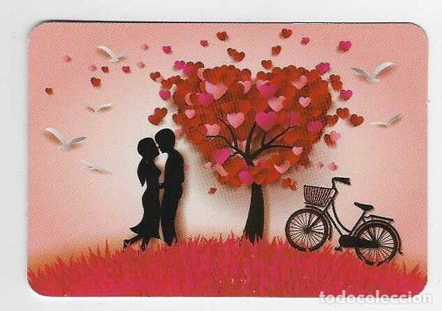 Coleccionismo calendarios: CALENDARIO DE BOLSILLO A&Ntilde;O 2016 DIBUJO ROM&Aacute;NTICO - VER FOTO REVERSO