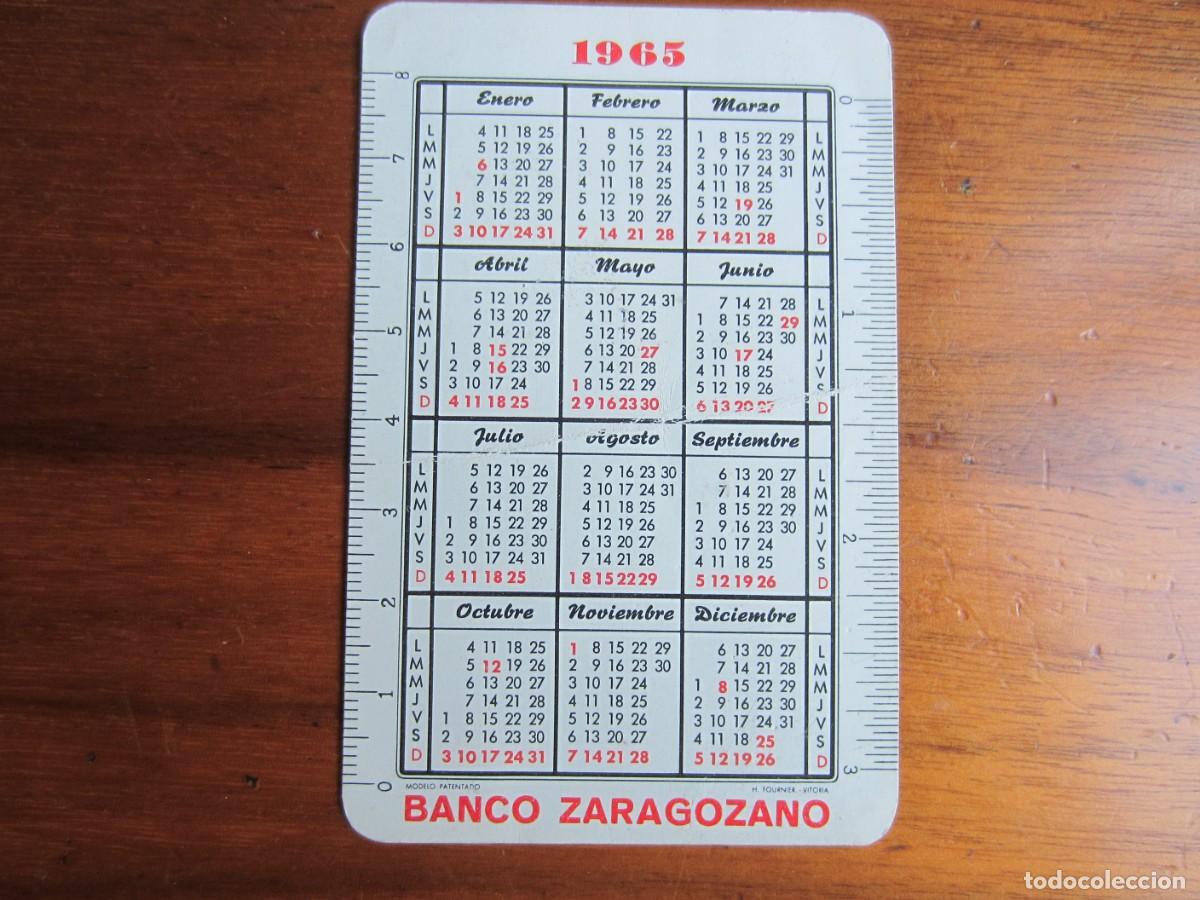 Collectables Calendars: CALENDARIO FOURNIER-BANCO ZARAGOZANO-DEL 1965-66 VER FOTOS