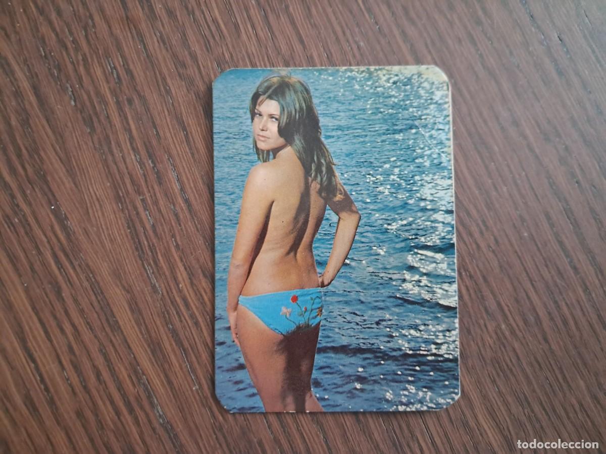 Coleccionismo calendarios: calendario de serie, DLB 2476, chica, a&ntilde;o 1973. publicidad peluquer&iacute;a Espa&ntilde;a, Fuengirola.