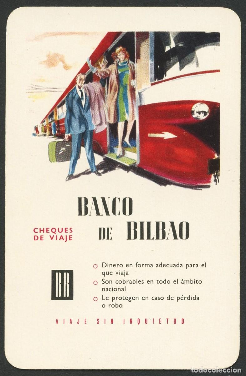 Collectionnisme Calendriers: CALENDARIO DE BOLSILLO, BANCO DE BILBAO, CHEQUES DE VIAJE, 1963, H. FOURNIER