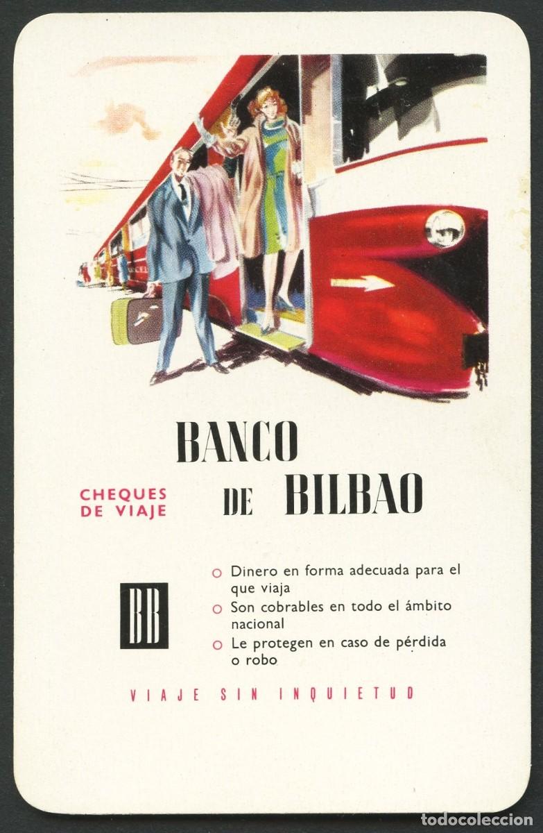 Collectionnisme Calendriers: CALENDARIO DE BOLSILLO, BANCO DE BILBAO, CHEQUES DE VIAJE, 1964, H. FOURNIER
