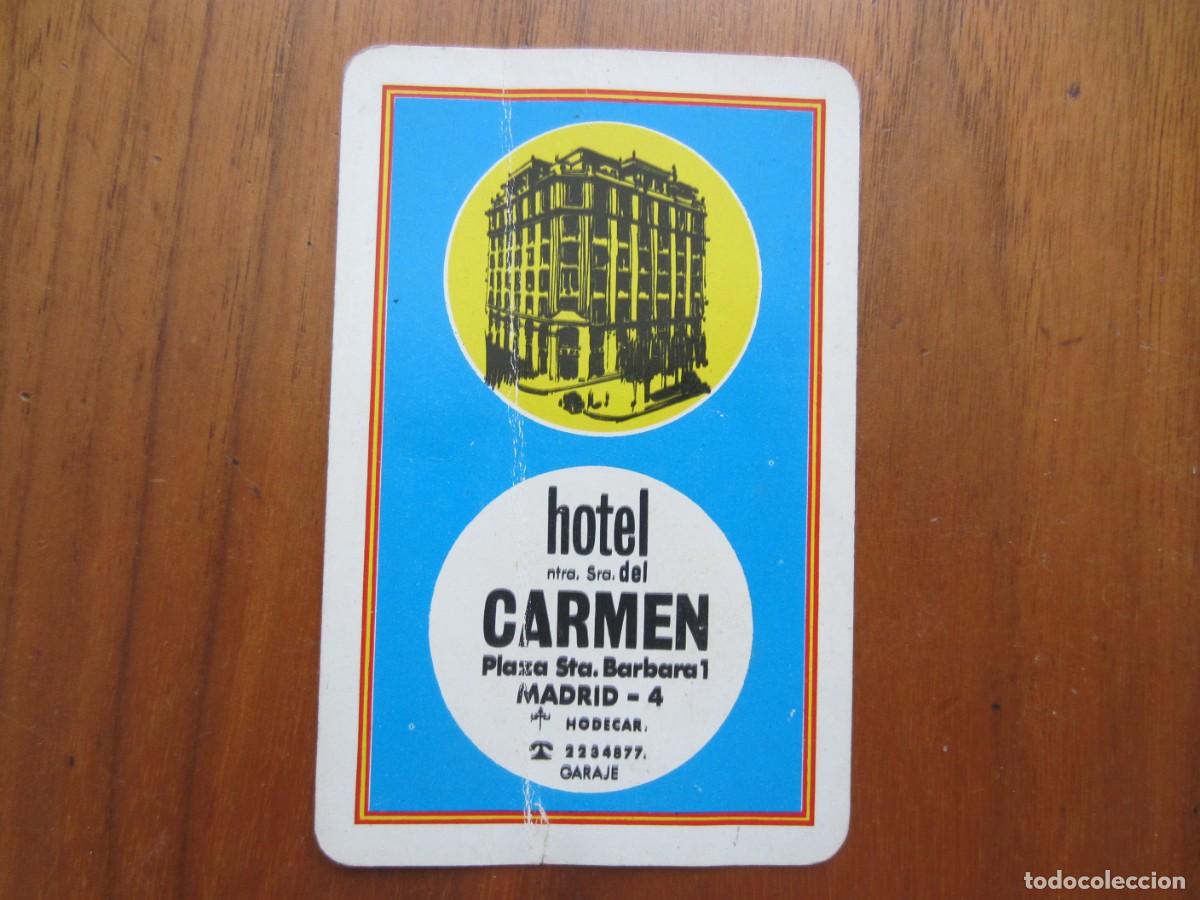 Collectables Calendars: CALENDARIO FOURNIER-HOTEL DEL CARMEN-DEL 1965 VER FOTOS