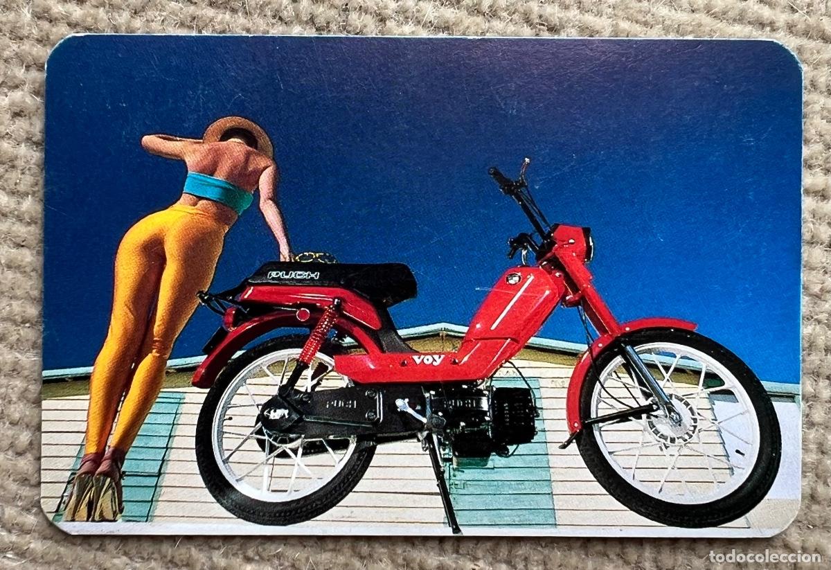 Coleccionismo calendarios: Calendario A&ntilde;o 1984 - Ciclomotor, moto Puch (Chica) - Avello, S. A. - Gij&oacute;n