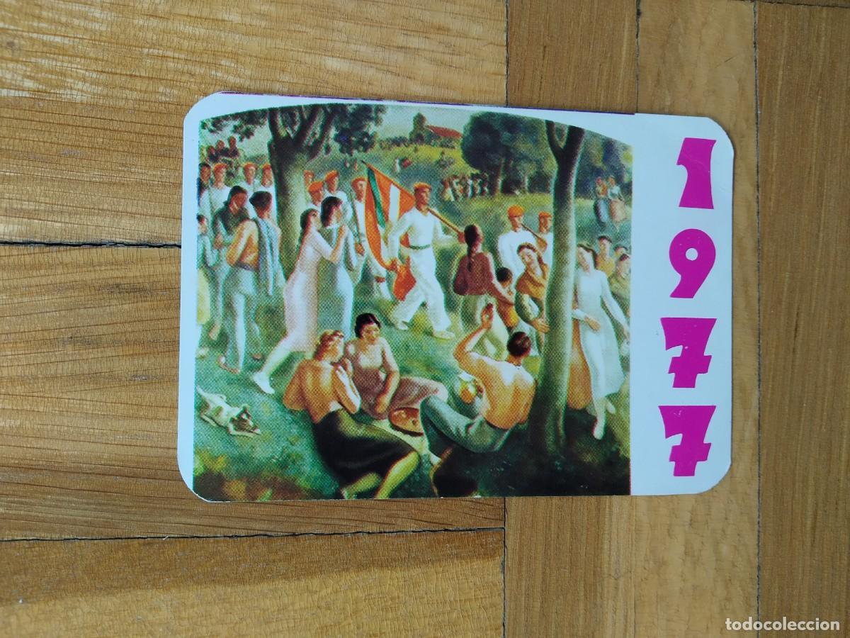Sammeln von Kalendern: CALENDARIO PUBLICITARIO NACIONALISMO VASCO POLITICA A&Ntilde;O 1977 VER FOTOS