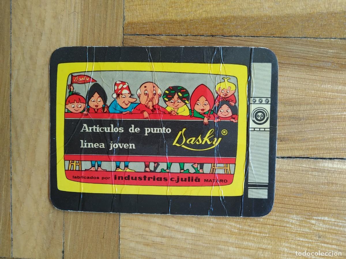 Sammeln von Kalendern: CALENDARIO PUBLICITARIO ARTICULOS DE PUNTO LINEA JOVEN DASKY INDUSTRIAS C JULIA MATAR&Oacute; A&Ntilde;O 1967 VER