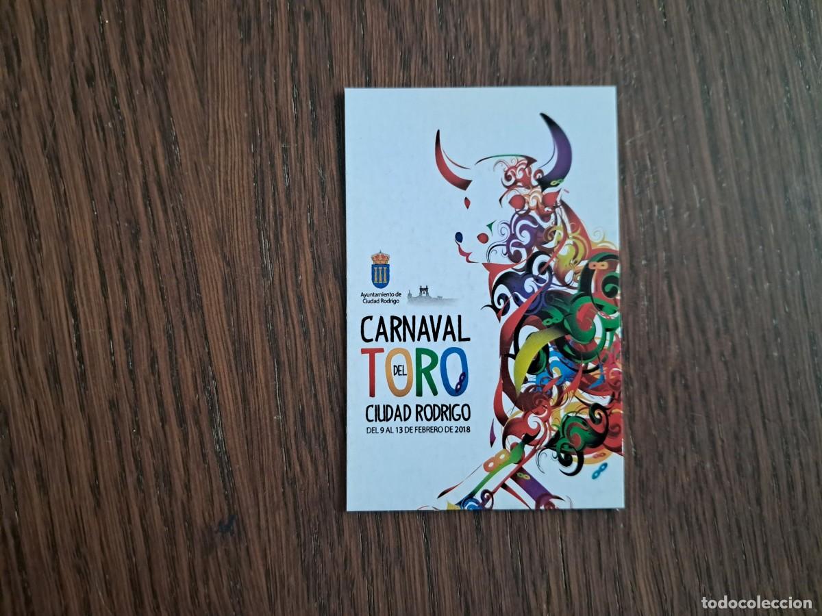 Coleccionismo calendarios: calendario de publiciad, carnaval de Toro, Ciudad Rodrigo, a&ntilde;o 2018.