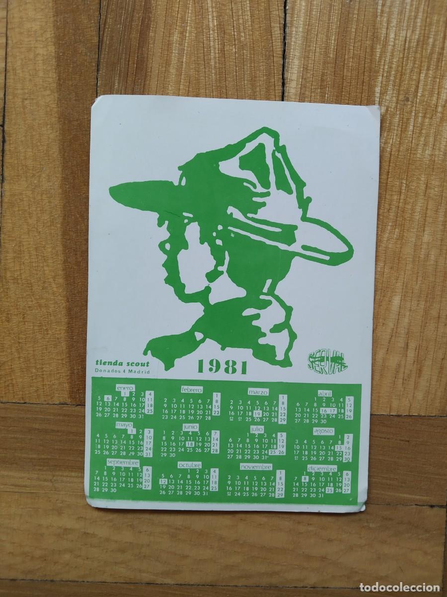 Collezionismo Calendari: CALENDARIO PUBLICITARIO TIENDA SCOUT BOY SCOUTS A&Ntilde;O 1981 VER FOTOS