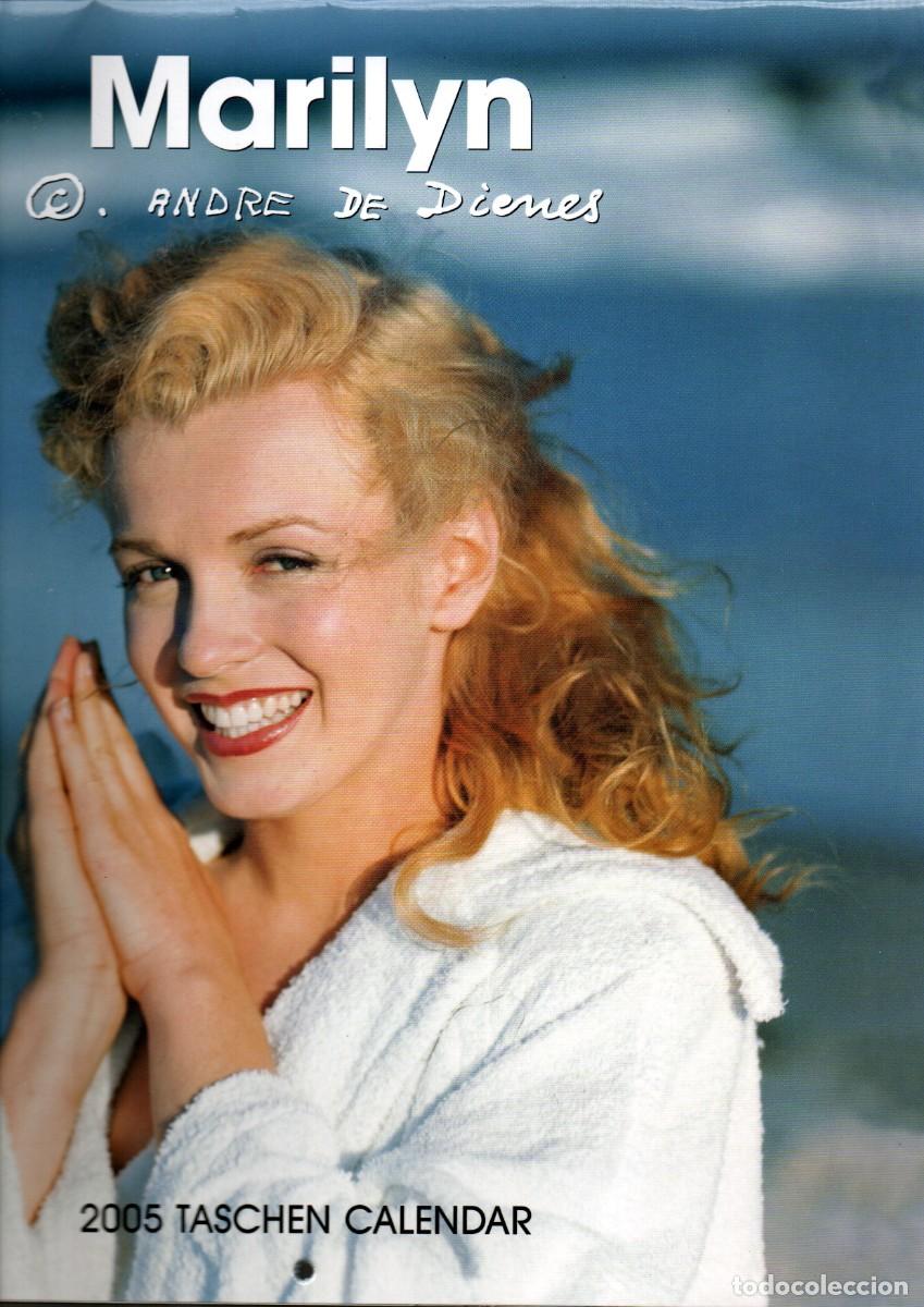 Coleccionismo calendarios: Marilyn Candelario del 2005 con bastantes fotograf&iacute;as suyas de 30 X 30 cms. editado por Taschen