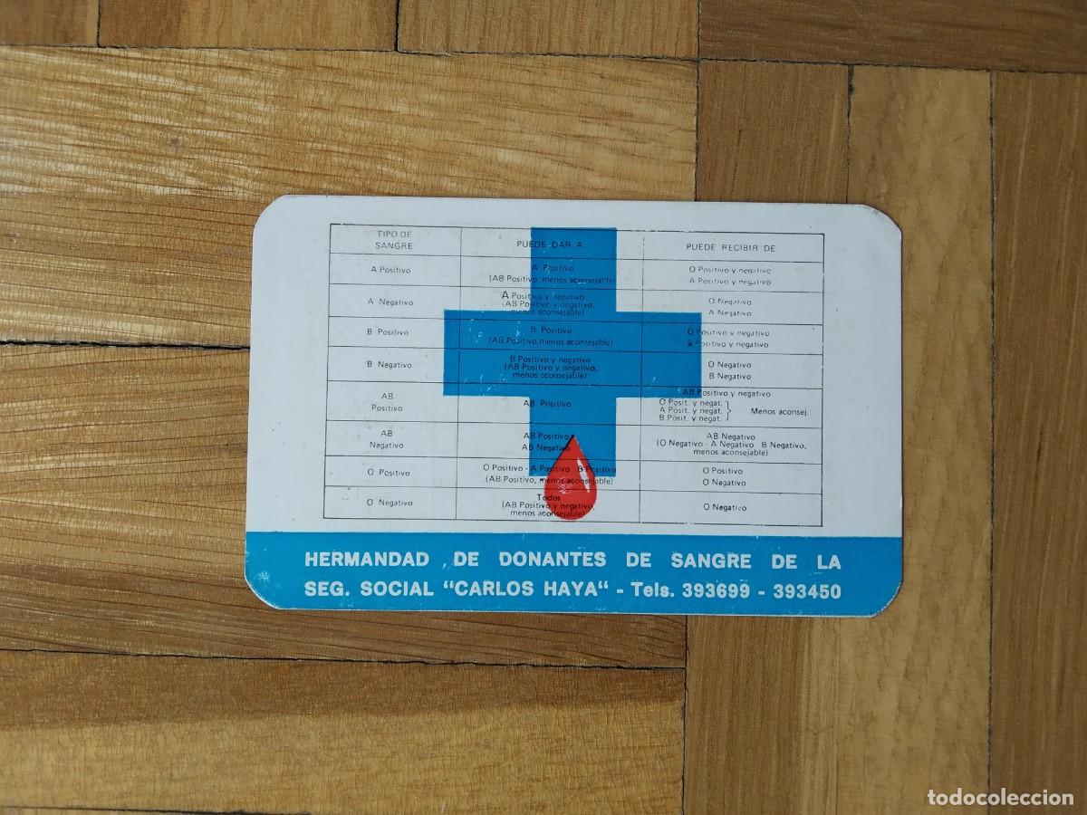 Collezionismo Calendari: CALENDARIO PUBLICITARIO HERMANDAD DE DONANTES DE SANGRE SEG SOCIAL CARLOS HAYA A&Ntilde;O 1988