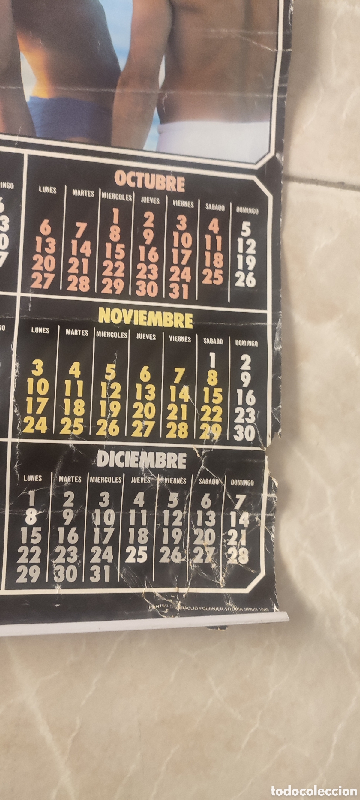 Coleccionismo calendarios: Calendario de Cocacola de 1986 - Foto 6