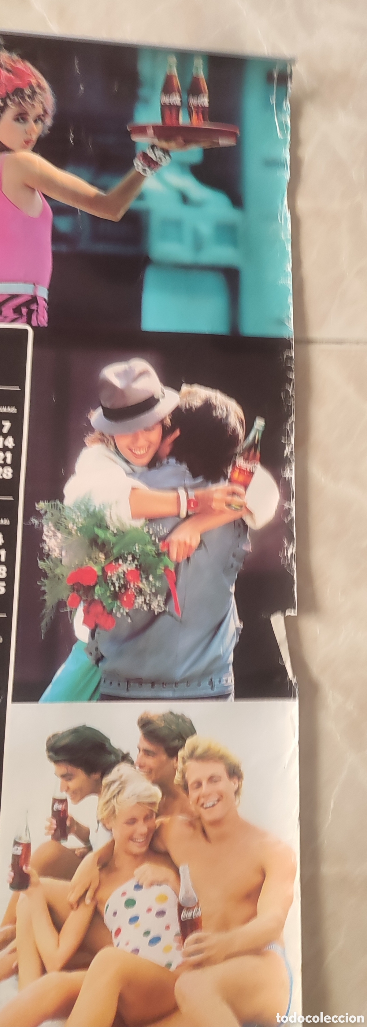 Coleccionismo calendarios: Calendario de Cocacola de 1985 - Foto 4