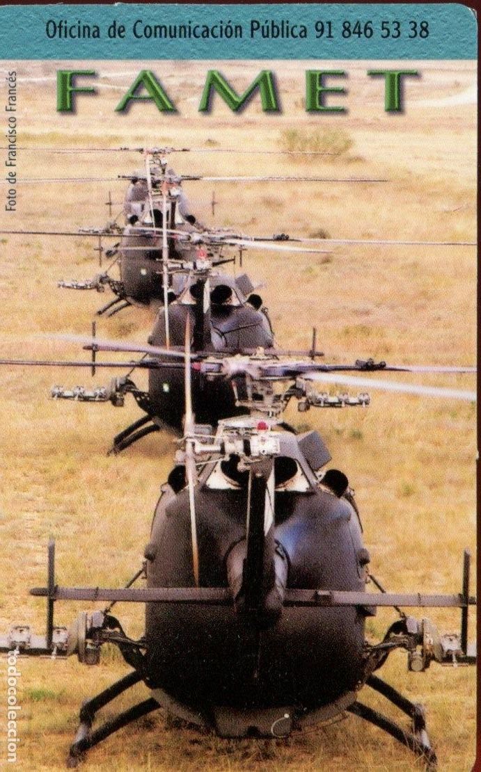 Sammeln von Kalendern: Calendario - A&ntilde;o 2005 - Famet - Fuerzas aeromoviles ej&eacute;rcito de tierra - helicoptero militar