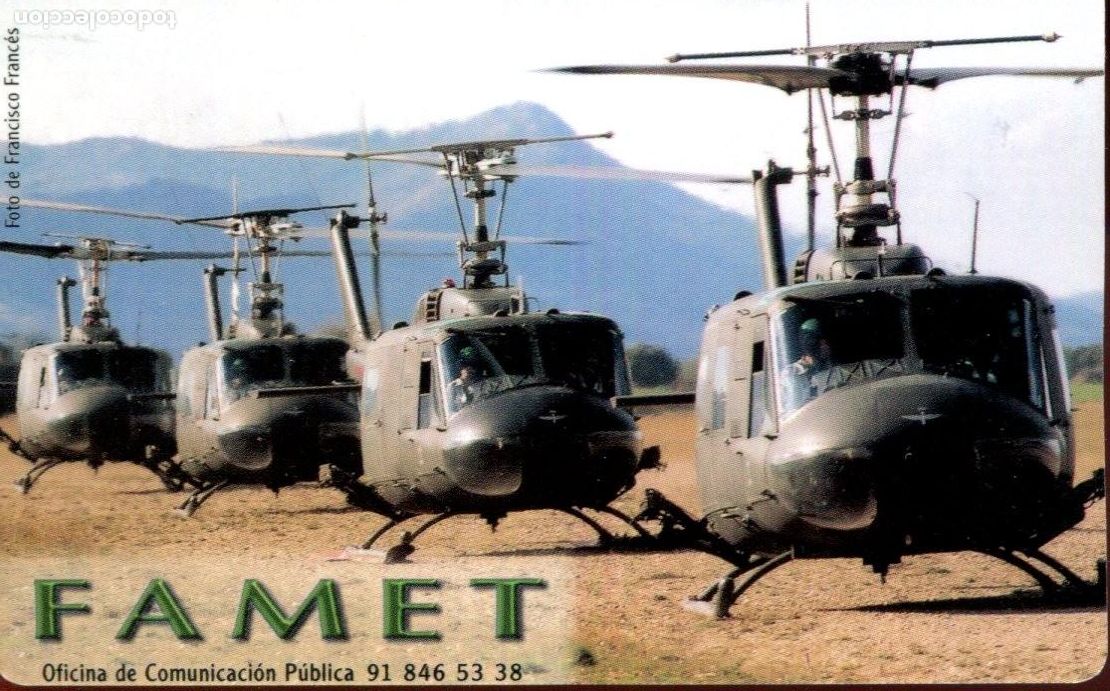 Sammeln von Kalendern: Calendario - A&ntilde;o 2005 - Famet - Fuerzas aeromoviles ej&eacute;rcito de tierra - helicoptero militar