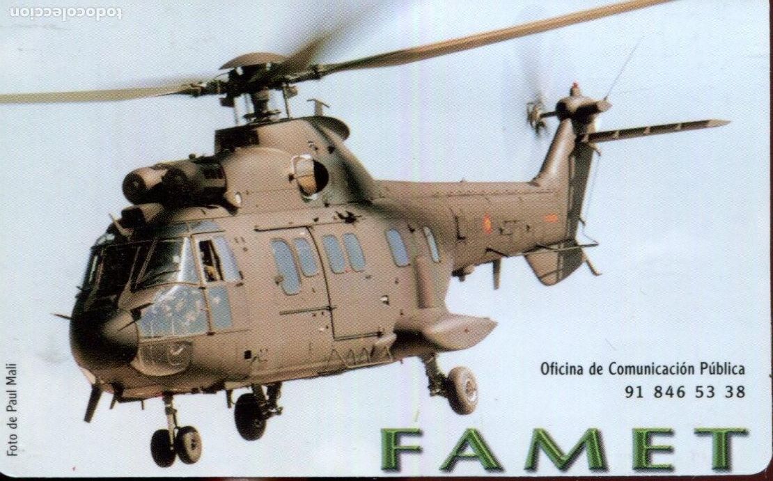 Sammeln von Kalendern: Calendario - A&ntilde;o 2005 - Famet - Fuerzas aeromoviles ej&eacute;rcito de tierra - helicoptero militar