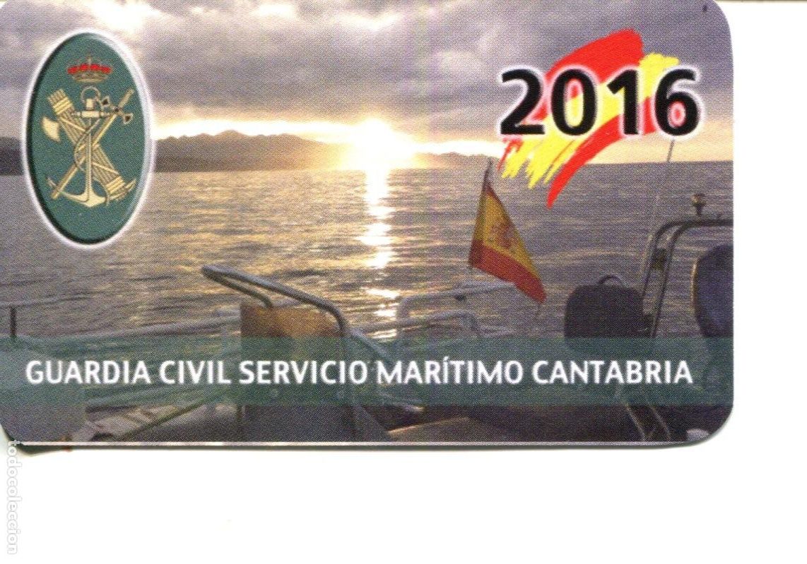 Sammeln von Kalendern: CALENDARIO BOLSILLO MILITAR 2016 (GUARDIA CIVIL -SERV. MARITIMO CANTABRIA)