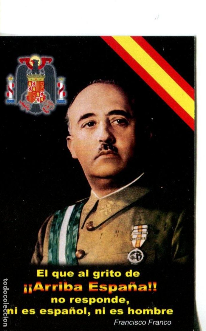 Coleccionismo calendarios: CALENDARIO FRANCISCO FRANCO ARRIBA ESPA&Ntilde;A A&ntilde;o 2016 (Asociacion Patriotica de Santander) Militar
