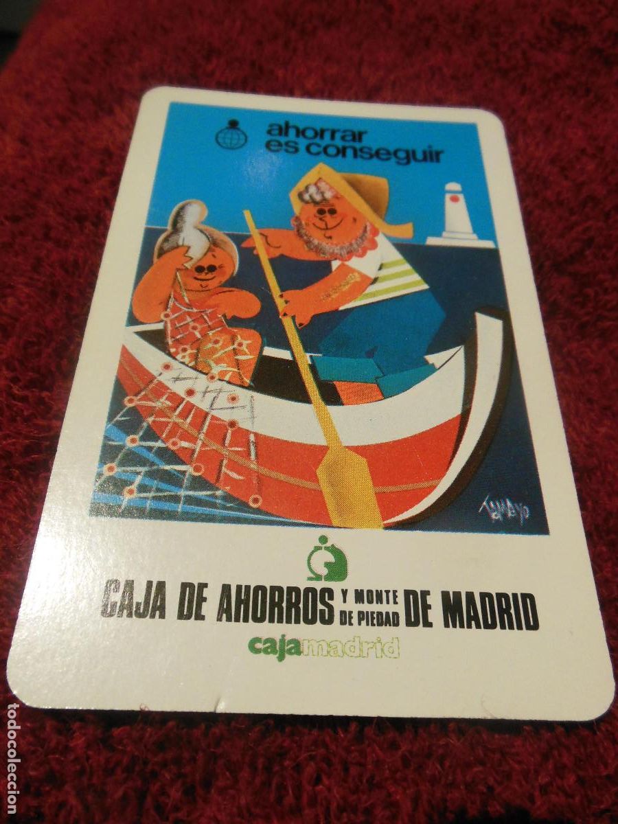 Collezionismo Calendari: 1982 AHORRAR ES CONSEGUIR CAJA DE AHORROS Y MONTE DE PIEDAD DE MADRID - CALENDARIO DE FOURNIER