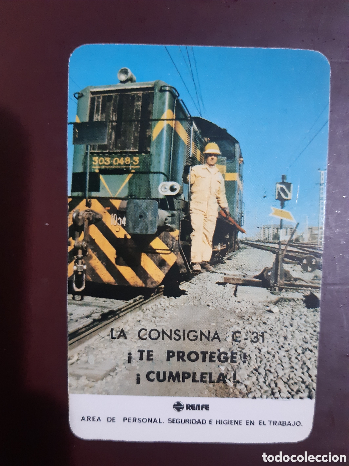 Coleccionismo calendarios: Calendario Ferrocarril 1982