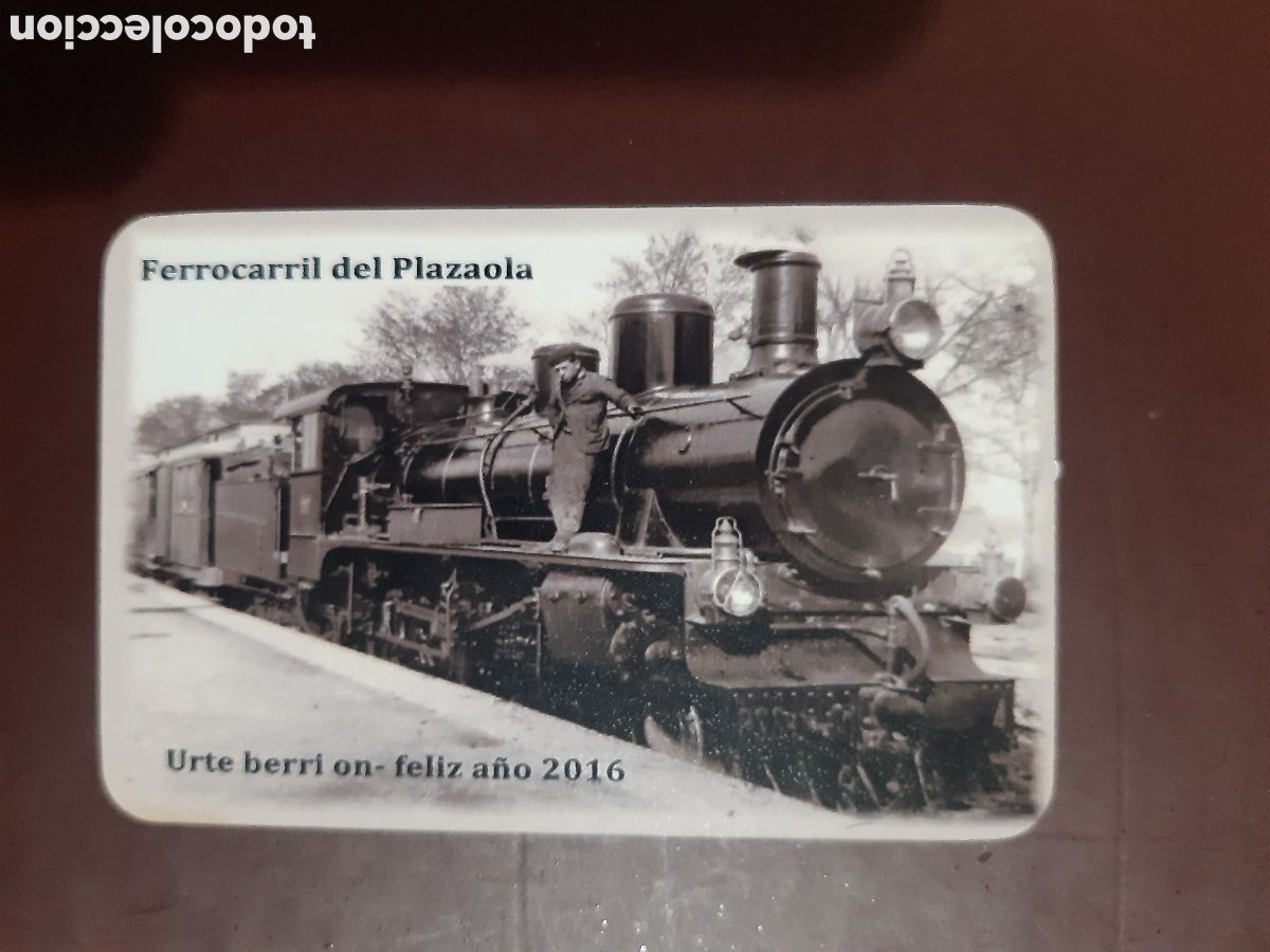 Coleccionismo calendarios: Calendario ferrocarril
