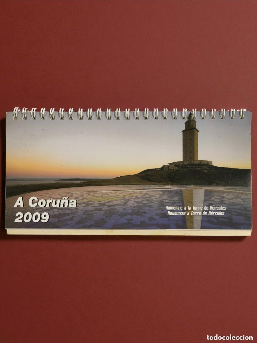 Collezionismo Calendari: Calendario De Sobremesa A Coru&ntilde;a 2009 &ndash; Homenaje Visual A La Torre De H&eacute;rcules
