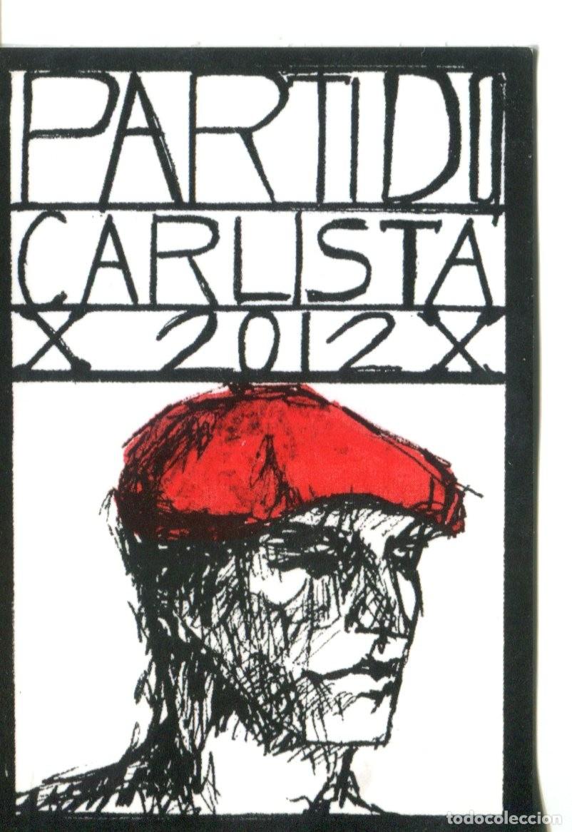 Coleccionismo calendarios: Calendario bolsillo - A&Ntilde;O 2012 - PARTIDO CARLISTA 6 DE MAYO MONTEJURRA