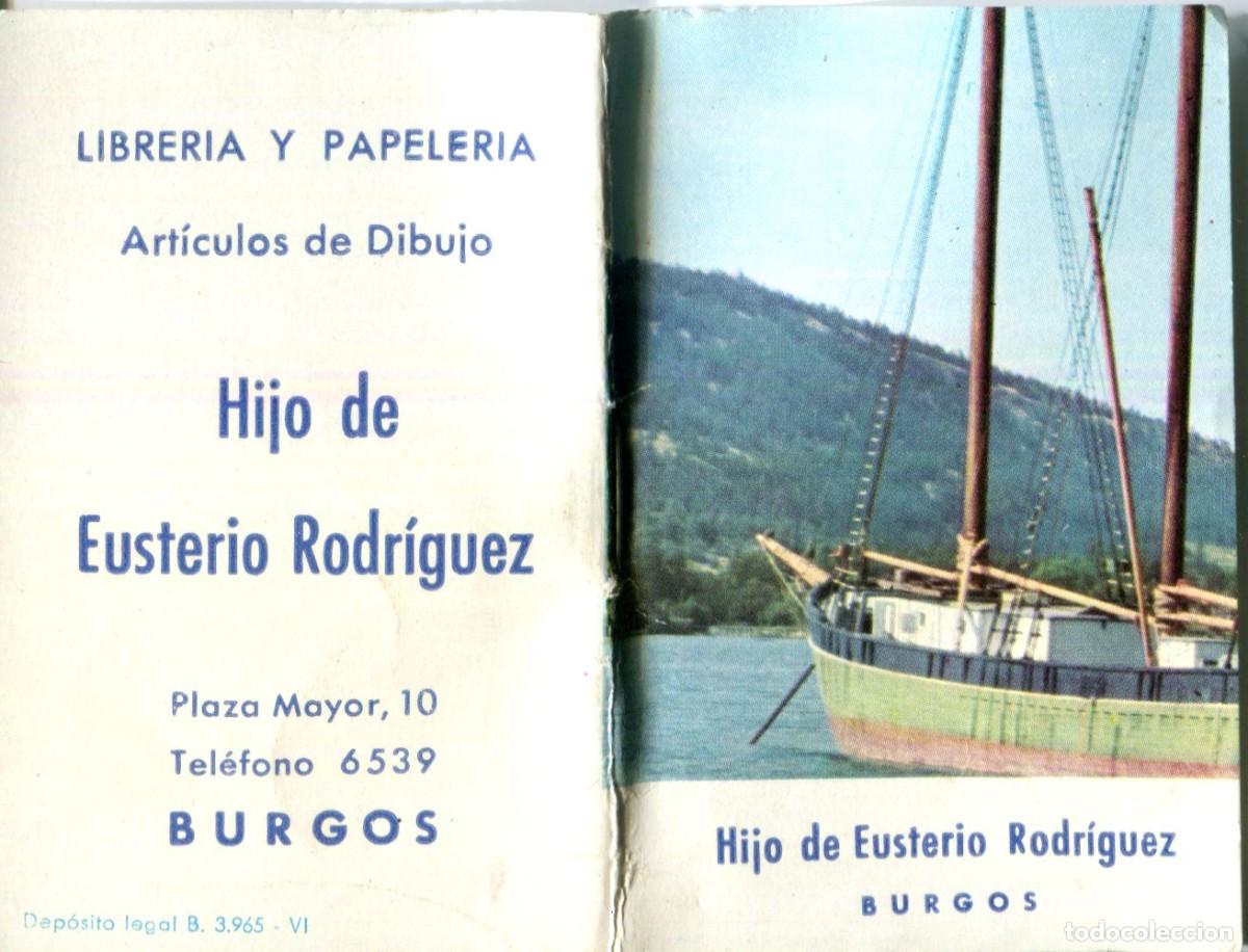 Collectables Calendars: Calendario Almanaque del a&ntilde;o 1965 Publicidad de Librer&iacute;a Hijo de Eusterio Rodriguez de Burgos