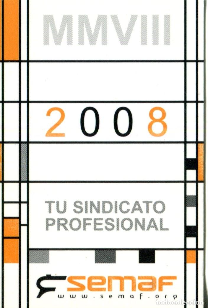 Sammeln von Kalendern: Calendario 2008 SEMAF, Sindicato Espa&ntilde;ol de Maquinistas Ferroviarios Transporte Tren